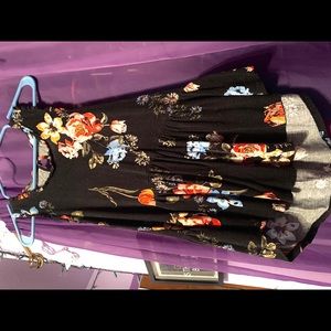 Floral dress up tank top.